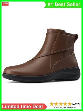 Women's Ankle Boots Comfortable Arch Support Slip On Booties